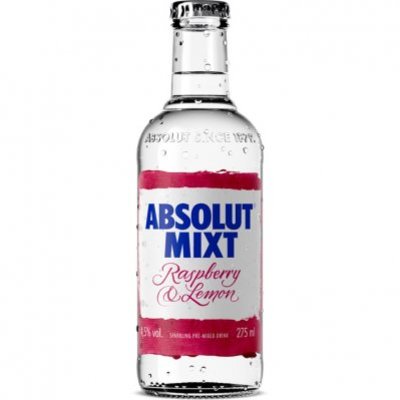 Absolut Mixt raspberry & lemon