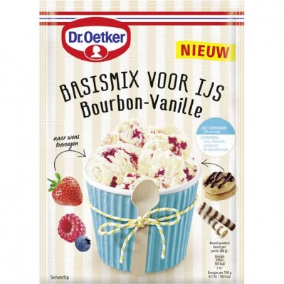 Dr. Oetker Basismix voor ijs bourbon vanille