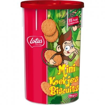 Lotus Mini koekjes aap