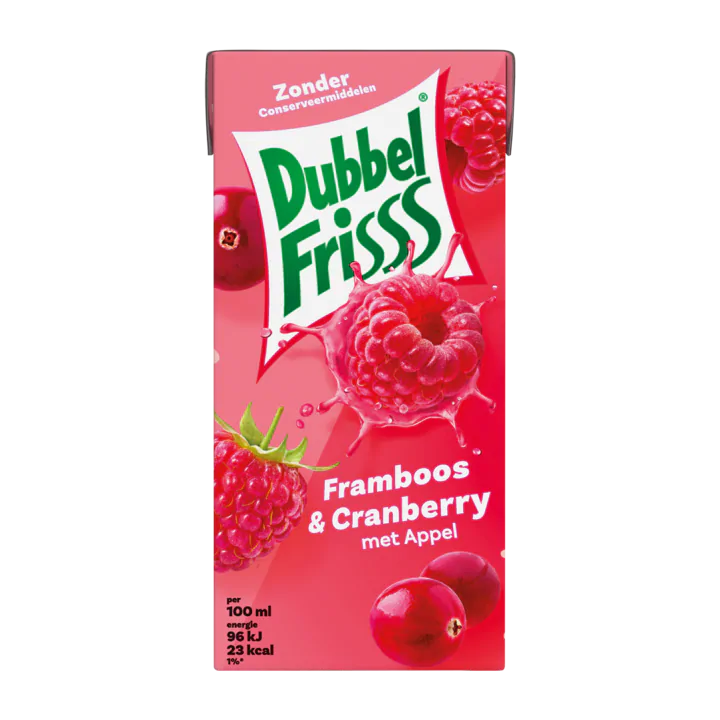 DubbelFrisss Framboos & Cranberry met Appel