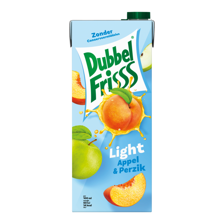DubbelFrisss Light Appel & Perzik