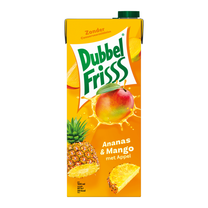 DubbelFrisss Ananas & Mango met Appel