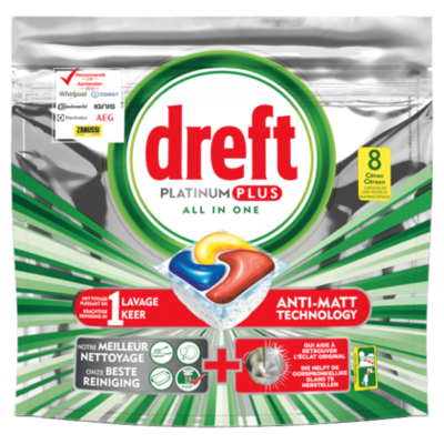 Dreft Vaatwastablet Platinum Plus Citroen