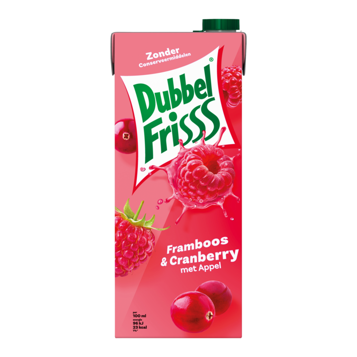 DubbelFrisss Framboos & Cranberry met Appel