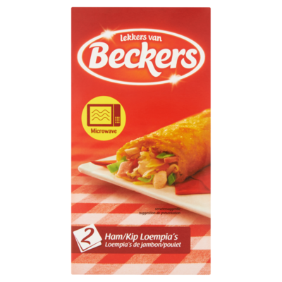 Beckers Magnetronloempia ham/kip 2 stuks