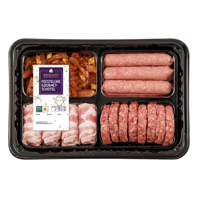 Huismerk Feestelijke gourmetschotel