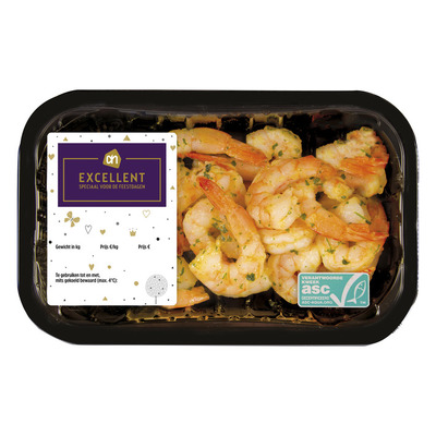 Huismerk Mini gourmet gemarineerde garnalen