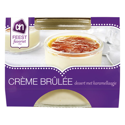 Huismerk Crème brûlée met karamellaagje