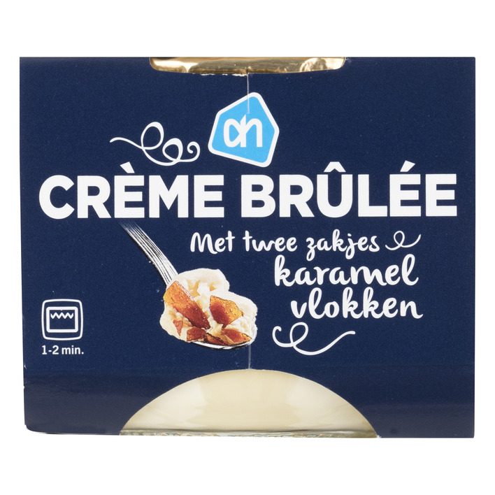 Huismerk Crème brûlée met karamellaagje