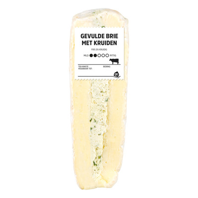 Huismerk Gevulde brie met kruiden 60+