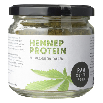 Raw Organic Food Hennep poeder