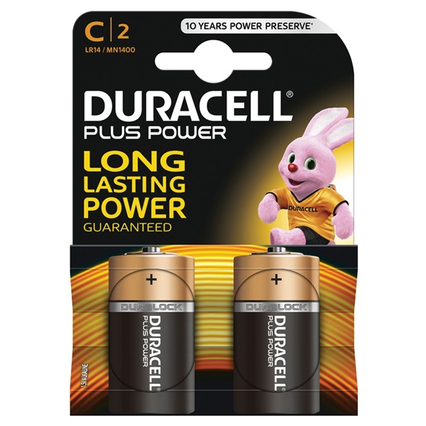 Duracell plus power batterij alkaline C