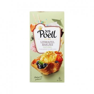 Jos Poell IJswafelbakjes naturel