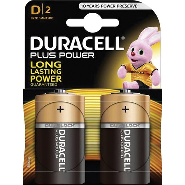 Duracell plus power batterij alkaline D