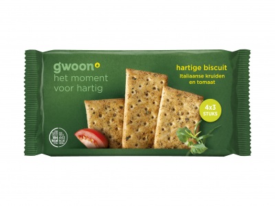 Huismerk Hartige biscuits kaas/tomaat