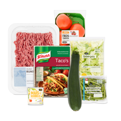 Knorr Wereldgerecht Mexicaanse Taco's Pakket - Extra Groenten