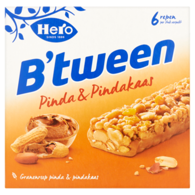 Hero b'tween reep pinda & pindakaas