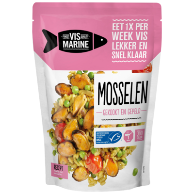Vis Marine Mosselen gekookt