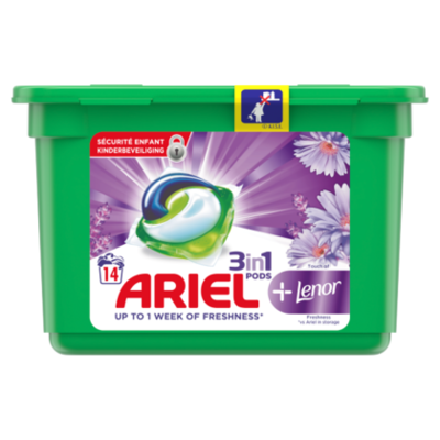 Ariel Wasmiddel 3in1 Original + Lenor Pods