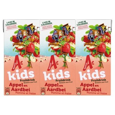 Appelsientje kids fruitdrink appel en aardbei 6-pack