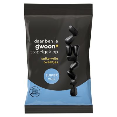 G'woon Zoute Ovaaltjes Suikervrij