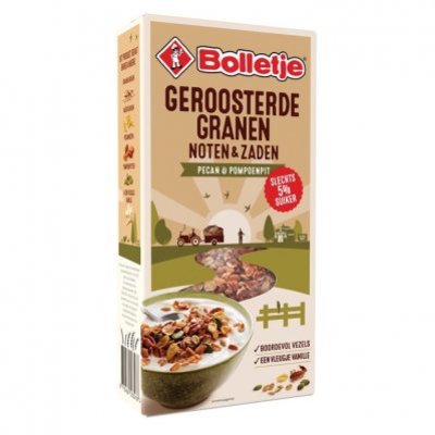 Bolletje Geroosterde granen pecan pompoenpit
