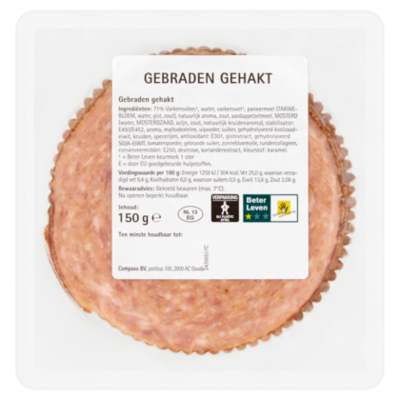Compaxo Vac gebraden gehakt