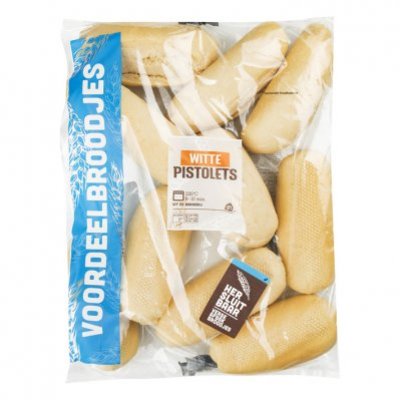 Huismerk Voordeel pistolets wit