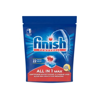 Finish Powerball All In 1 Max Parfum Citroen 22 Stuks