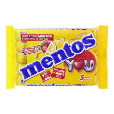 Mentos Strawberry banana
