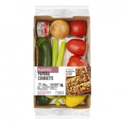 Huismerk Plaatpizza paprika courgette verspakket