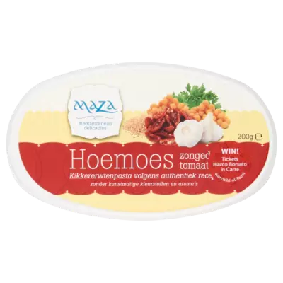 Maza Hoemoes Zongedroogde Tomaat
