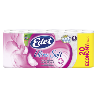Edet Ultra Soft Toiletpapier 4-lgs 3x20