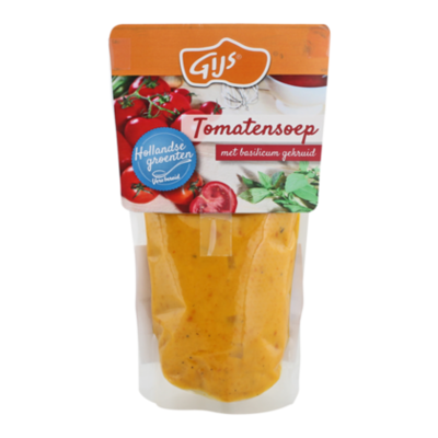 GIJS Soep in zak Kruidige tomatensoep