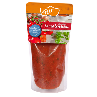 GIJS Soep in zak Kruidige tomatensoep