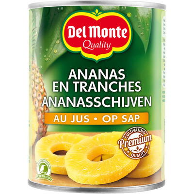 Del Monte Ananasschijven op sap