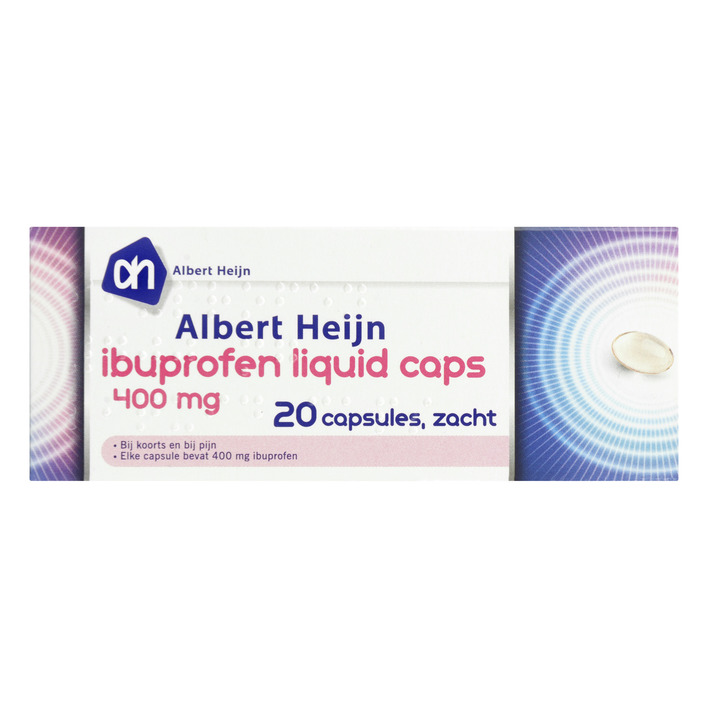 Huismerk Ibuprofen liquid caps 400 mg