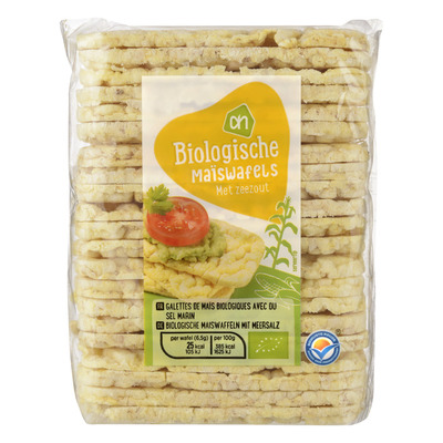 Huismerk Biologisch Maïswafels met zeezout