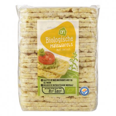 Huismerk Biologisch Maïswafels met zeezout
