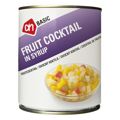 Budget Huismerk Fruitcocktail op siroop