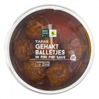 AH Gehaktballetjes in piri piri saus