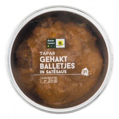 AH Gehaktballetjes in satesaus
