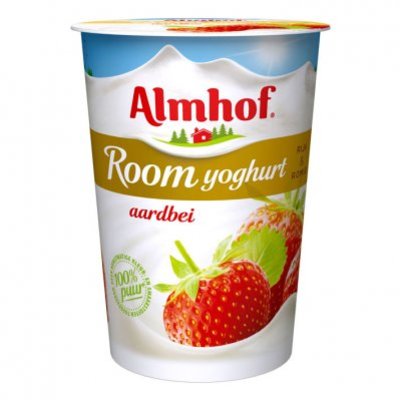 Almhof Roomyoghurt aardbei