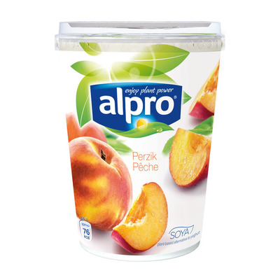 Alpro Plantaardige variatie op yoghurt perzik