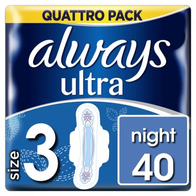 Always Ultra night (maat 3) 40 maandverbanden
