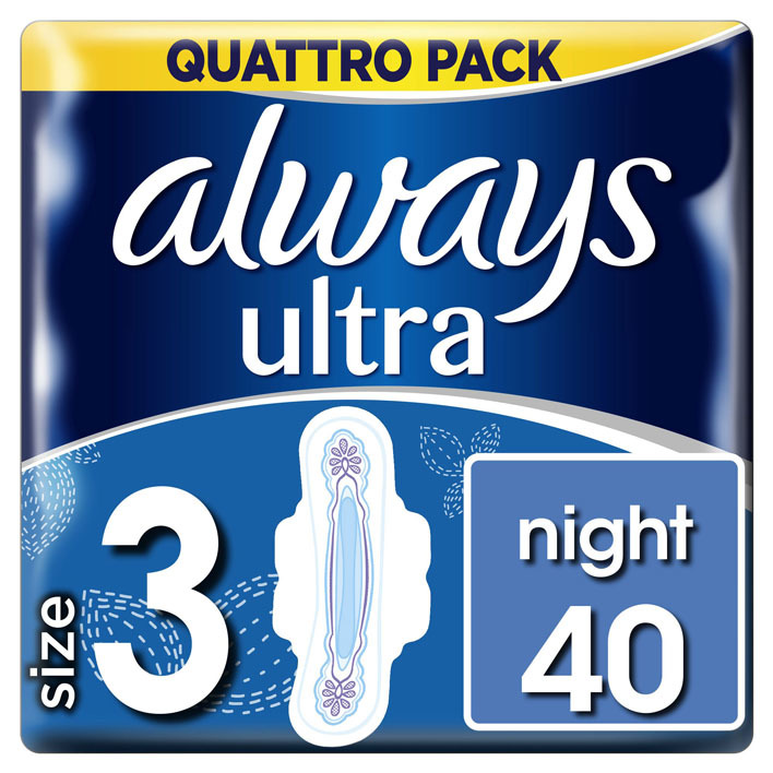 Always Ultra night (maat 3) 40 maandverbanden