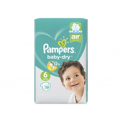 Pampers Luiers baby dry maat