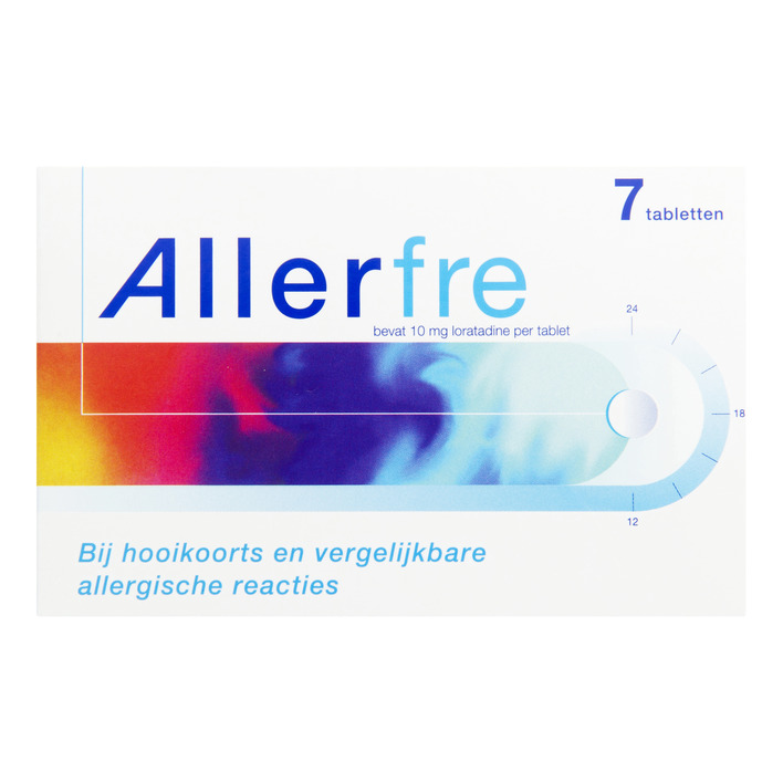 Allerfre Hooikoortstabletten loratadine 10 mg
