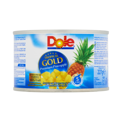 Dole Tropical Gold Ananaschunks op Sap