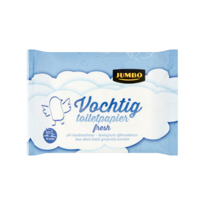 Huismerk Vochtig Toiletpapier Fresh